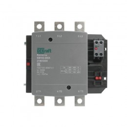 Контактор 265А 220В АС АС3 АС4 1НО+1НЗ КМ-102 DEKraft 21961DEK