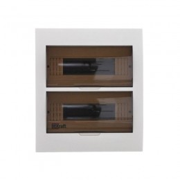 Корпус встраиваемый ЩРВ-П-24 35х30х10 24мод. IP41 пластик. DEKraft 31006DEK