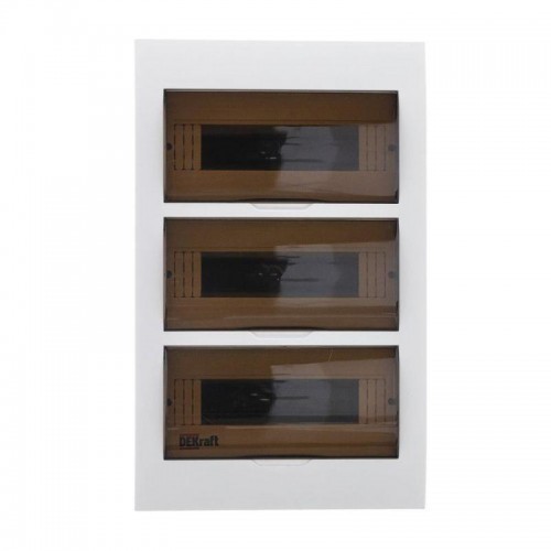 Корпус встраиваемый ЩРВ-П-36 50х36х10 36мод. IP41 пластик. DEKraft 31007DEK