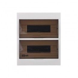 Корпус навесной ЩРН-П-24 24мод. IP41 пластик. DEKraft 31013DEK