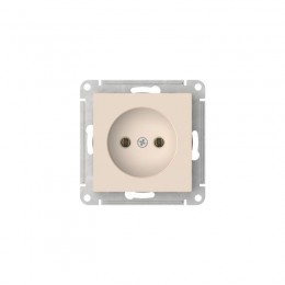 Розетка AtlasDesign 16А без заземл. без шторок быстрозажим. клем. механизм беж. SE ATN000241S