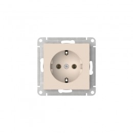 Розетка AtlasDesign 16А с заземл. быстрозажим. клем. механизм беж. SE ATN000243S