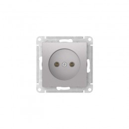 Розетка AtlasDesign 16А без заземл. без шторок быстрозажим. клем. механизм алюм. SE ATN000341S