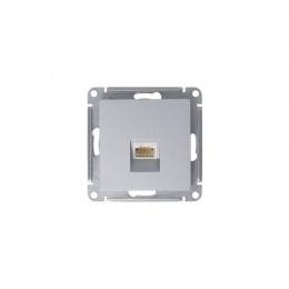 Розетка компьютерная 1-м AtlasDesign RJ45 кат.5E механизм алюм. SE ATN000383