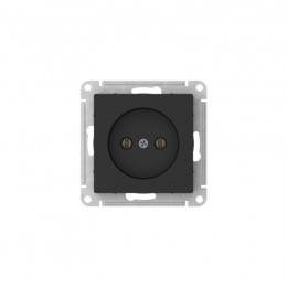 Розетка AtlasDesign 16А без заземл. без шторок быстрозажим. клем. механизм карбон SE ATN001041S