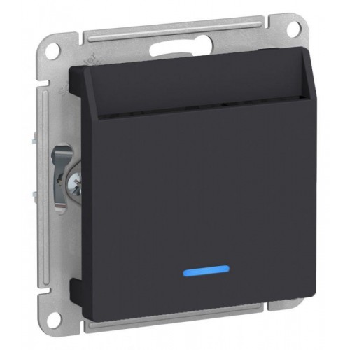 Выключатель карточный СП AtlasDesign 10А IP20 без задержки времени механизм карбон SE ATN001067