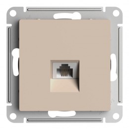 Розетка телефонная AtlasDesign RJ11 механизм песочн. SE ATN001281