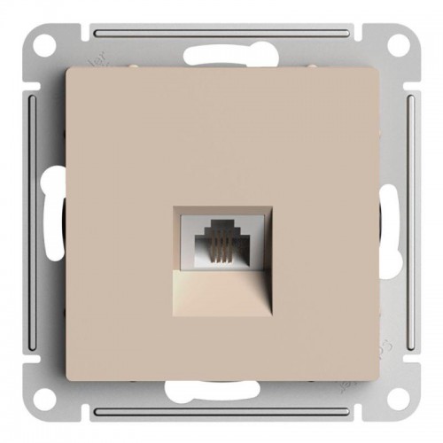 Розетка телефонная AtlasDesign RJ11 механизм песочн. SE ATN001281