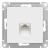Розетка компьютерная AtlasDesign RJ45 кат.6A механизм лотос SE ATN001386