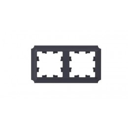 Рамка 2-м AtlasDesign Antique универс. карбон SE ATN101002