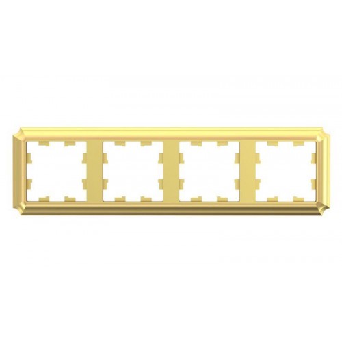 Рамка 4-м AtlasDesign Antique универс. зол. SE ATN101604