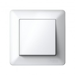 Рамка 1-м AtlasDesign Air бел./дым. бел. SE ATN220101