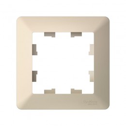 Рамка 1-м AtlasDesign Air беж./дым. бел. SE ATN220201