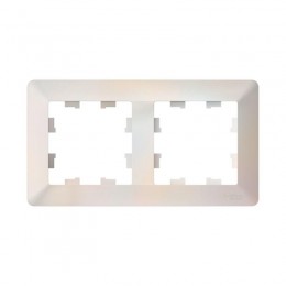 Рамка 2-м AtlasDesign Air жемчуж./дым. бел. SE ATN220402