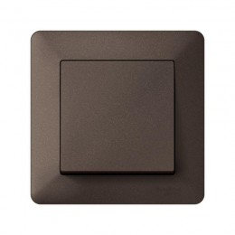 Рамка 1-м AtlasDesign Air мокко/дым. черн. SE ATN220601