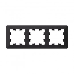 Рамка 3-м AtlasDesign Air карбон/дым. черн. SE ATN221003