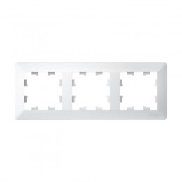 Рамка 3-м AtlasDesign Air лотос/дым. бел. SE ATN221303