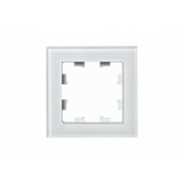 Рамка 1-м AtlasDesign Nature стекло бел. SE ATN320101