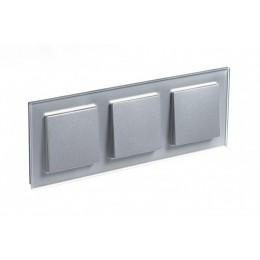 Рамка 3-м AtlasDesign Nature стекло алюм. SE ATN320303