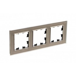 Рамка 3-м AtlasDesign Nature стекло шампань SE ATN320503