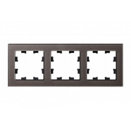 Рамка 3-м AtlasDesign Nature стекло мокко SE ATN320603