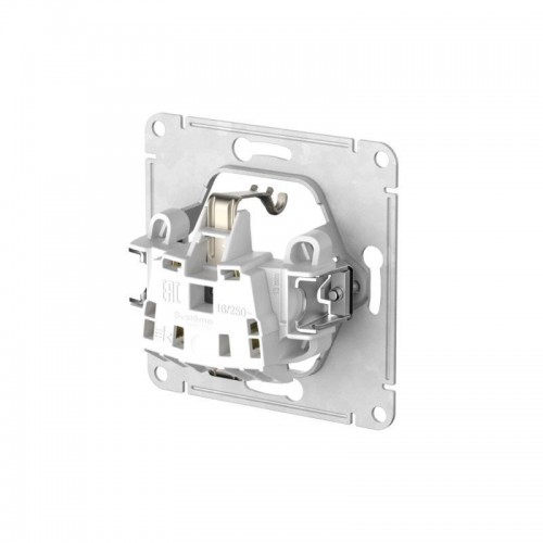 Розетка AtlasDesign Aqua 16А IP44 с заземл. защ. шторки с прозр. крышкой быстрозажим. клем. механизм бел. SE ATN440146S