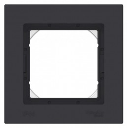 Рамка 1-м AtlasDesign Aqua IP44 карбон SE ATN441001