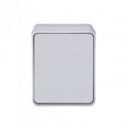 Переключатель проходной 1-кл. ОП AtlasDesign Profi54 IP54 10AX бел. SE ATN540161