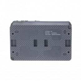 Блок ОП AtlasDesign PROFI IP54 (розетка 1-м 16А заземл. защ. шторки + 2-кл. выключатель 10А) антрацит SE ATN544074