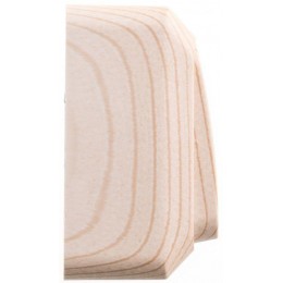 Выключатель 2-кл. ОП Этюд Дача 10А IP20 сосна SE BA10-002D