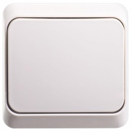 Переключатель проходной 1-кл. ОП Этюд 10А IP20 крем. SE BA10-004K