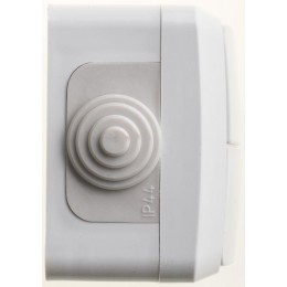 Выключатель 2-кл. ОП Этюд 10А IP44 10AX сер. SE BA10-042C