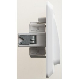 Переключатель проходной 1-кл. СП Этюд 10А IP20 бел. SE BC10-004B