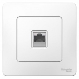 Розетка телефонная 1-м СП Blanca RJ11 бел. SE BLNIS011001