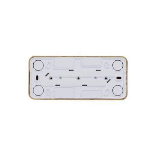 Розетка 3-м ОП Blanca 16А IP20 250В без заземл. без защ. шторок с изолир. пластиной ясень SE BLNRA000315