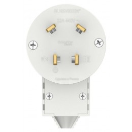 Вилка силовая СП Blanca 3P+E 32А 400В бел. SE BLNSV003241