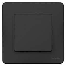 Переключатель проходной 1-кл. СП Blanca 10А IP20 (сх. 6) 250В антрацит SE BLNVS010606