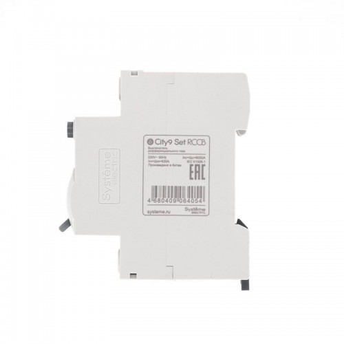 Выключатель дифференциального тока (УЗО) 2п 63А 30мА тип AC City9 Set 230В SE C9R36263