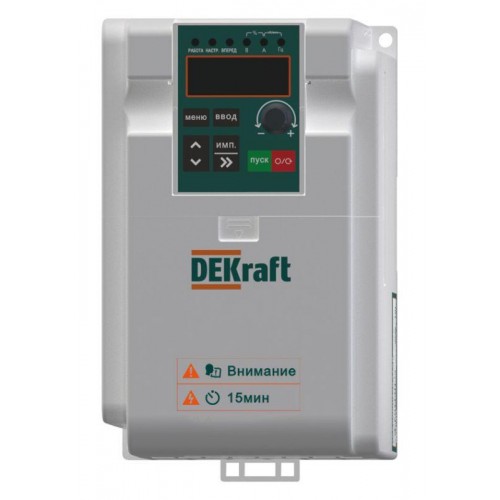 Преобразователь частоты DEKV060 1.5кВт 220В 1ф SchE DEKV060G1R5S2