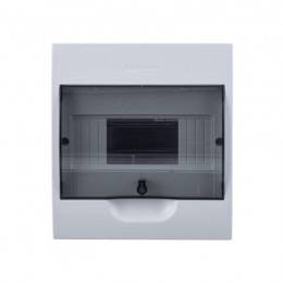 Бокс навесной ОП City9 Box 1 ряд 8мод. с прозр. дверцей SE EZ9E108S2SRU