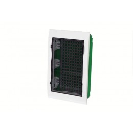 Корпус встраиваемый City9 Box IT 3 ряда 36мод. 2 розетки с прозр. дверцей SE EZ9E312S2FIT