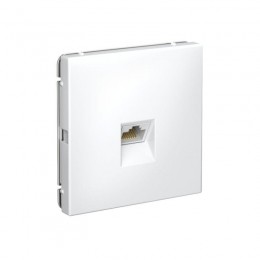 Розетка компьютерная ArtGallery RJ45 кат.5E механизм бел. SE GAL000183