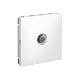 Розетка телевизионная оконечная TV ArtGallery 1дБ механизм бел. SE GAL000191