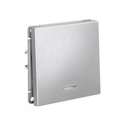 Выключатель 1-кл. ArtGallery (сх. 1а) 10AX с подсветкой механизм алюм. SE GAL000313