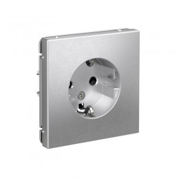 Розетка ArtGallery 16А с заземл. механизм алюм. SE GAL000343