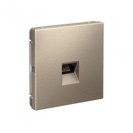 Розетка компьютерная ArtGallery RJ45 кат.6A механизм шампань SE GAL000586