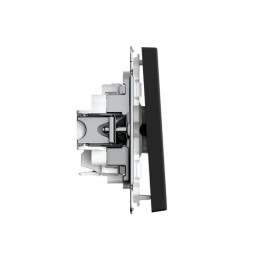 Выключатель 1-кл. ArtGallery 10AX быстрозажим. клем. механизм карбон SE GAL001011S