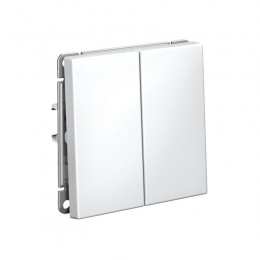 Выключатель 2-кл. ArtGallery 10AX быстрозажим. клем. механизм лотос SE GAL001351S