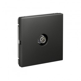 Розетка телевизионная оконечная TV ArtGallery 1дБ механизм базальт SE GAL001491