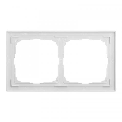 Рамка 2-м ArtGallery Pure органич. стекло бел. SE GAL320102